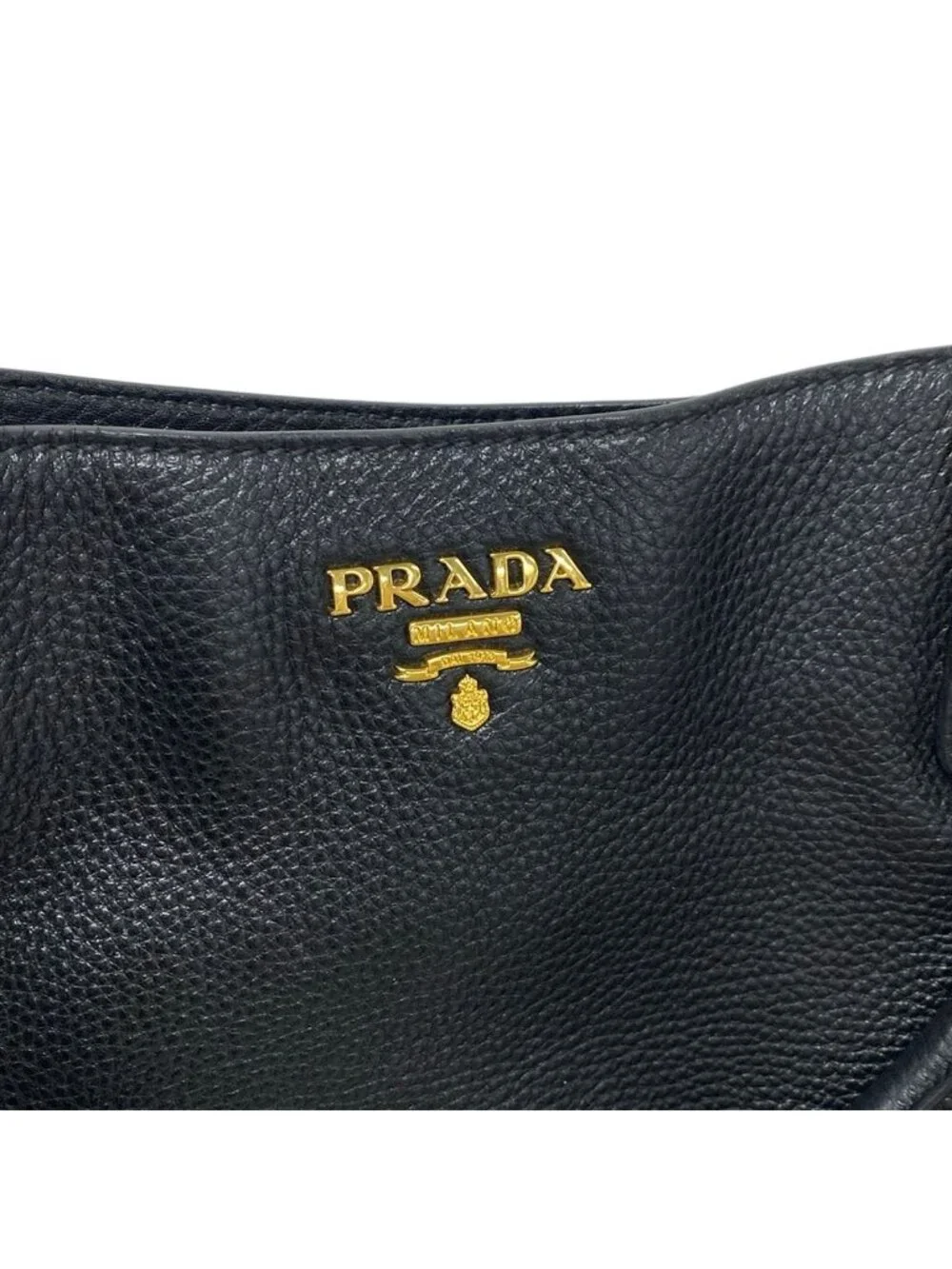 Prada Tote Black Leather